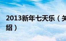 2013新年七天乐（关于2013新年七天乐的介绍）