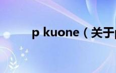 p kuone（关于p kuone的介绍）