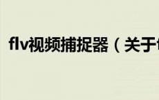 flv视频捕捉器（关于flv视频捕捉器的介绍）