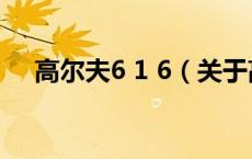 高尔夫6 1 6（关于高尔夫6 1 6的介绍）