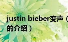 justin bieber变声（关于justin bieber变声的介绍）