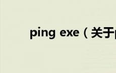 ping exe（关于ping exe的介绍）