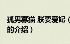 孤男寡猫 朕要爱妃（关于孤男寡猫 朕要爱妃的介绍）