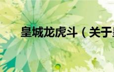 皇城龙虎斗（关于皇城龙虎斗的介绍）