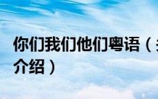 你们我们他们粤语（关于你们我们他们粤语的介绍）