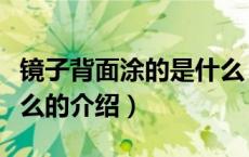 镜子背面涂的是什么（关于镜子背面涂的是什么的介绍）