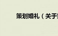 策划婚礼（关于策划婚礼的介绍）