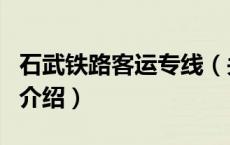 石武铁路客运专线（关于石武铁路客运专线的介绍）
