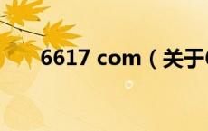 6617 com（关于6617 com的介绍）