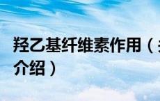 羟乙基纤维素作用（关于羟乙基纤维素作用的介绍）