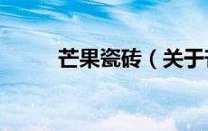 芒果瓷砖（关于芒果瓷砖的介绍）