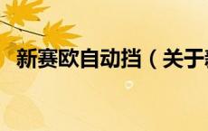 新赛欧自动挡（关于新赛欧自动挡的介绍）