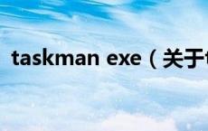 taskman exe（关于taskman exe的介绍）