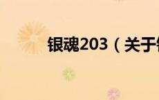 银魂203（关于银魂203的介绍）
