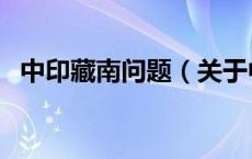 中印藏南问题（关于中印藏南问题的介绍）