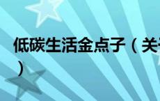 低碳生活金点子（关于低碳生活金点子的介绍）
