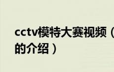 cctv模特大赛视频（关于cctv模特大赛视频的介绍）