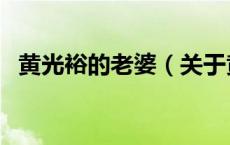 黄光裕的老婆（关于黄光裕的老婆的介绍）