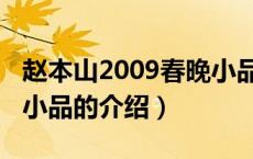赵本山2009春晚小品（关于赵本山2009春晚小品的介绍）