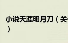 小说天涯明月刀（关于小说天涯明月刀的介绍）