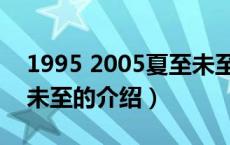 1995 2005夏至未至（关于1995 2005夏至未至的介绍）