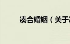 凑合婚姻（关于凑合婚姻的介绍）