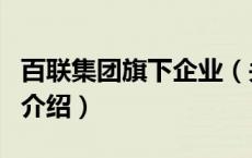 百联集团旗下企业（关于百联集团旗下企业的介绍）