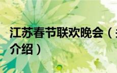 江苏春节联欢晚会（关于江苏春节联欢晚会的介绍）