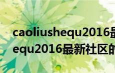 caoliushequ2016最新社区（关于caoliushequ2016最新社区的介绍）