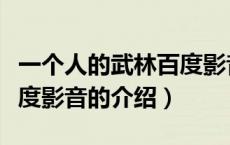 一个人的武林百度影音（关于一个人的武林百度影音的介绍）