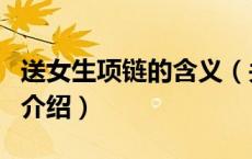 送女生项链的含义（关于送女生项链的含义的介绍）
