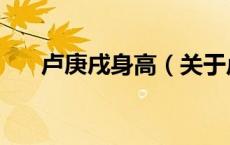 卢庚戌身高（关于卢庚戌身高的介绍）