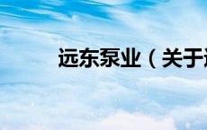远东泵业（关于远东泵业的介绍）