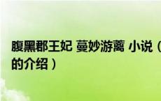腹黑郡王妃 蔓妙游蓠 小说（关于腹黑郡王妃 蔓妙游蓠 小说的介绍）
