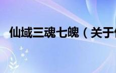 仙域三魂七魄（关于仙域三魂七魄的介绍）