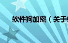 软件狗加密（关于软件狗加密的介绍）