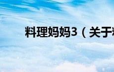 料理妈妈3（关于料理妈妈3的介绍）