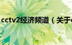 cctv2经济频道（关于cctv2经济频道的介绍）
