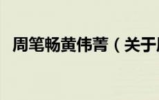 周笔畅黄伟菁（关于周笔畅黄伟菁的介绍）