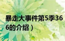 暴走大事件第5季36（关于暴走大事件第5季36的介绍）