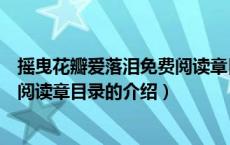 摇曳花瓣爱落泪免费阅读章目录（关于摇曳花瓣爱落泪免费阅读章目录的介绍）
