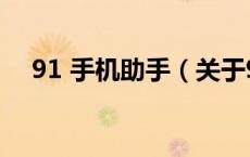 91 手机助手（关于91 手机助手的介绍）
