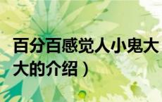百分百感觉人小鬼大（关于百分百感觉人小鬼大的介绍）
