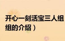 开心一刻活宝三人组（关于开心一刻活宝三人组的介绍）