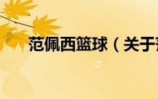 范佩西篮球（关于范佩西篮球的介绍）