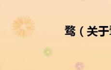 骛（关于骛的介绍）
