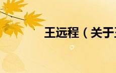 王远程（关于王远程的介绍）