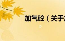 加气砼（关于加气砼的介绍）