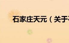 石家庄天元（关于石家庄天元的介绍）