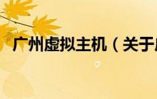 广州虚拟主机（关于广州虚拟主机的介绍）